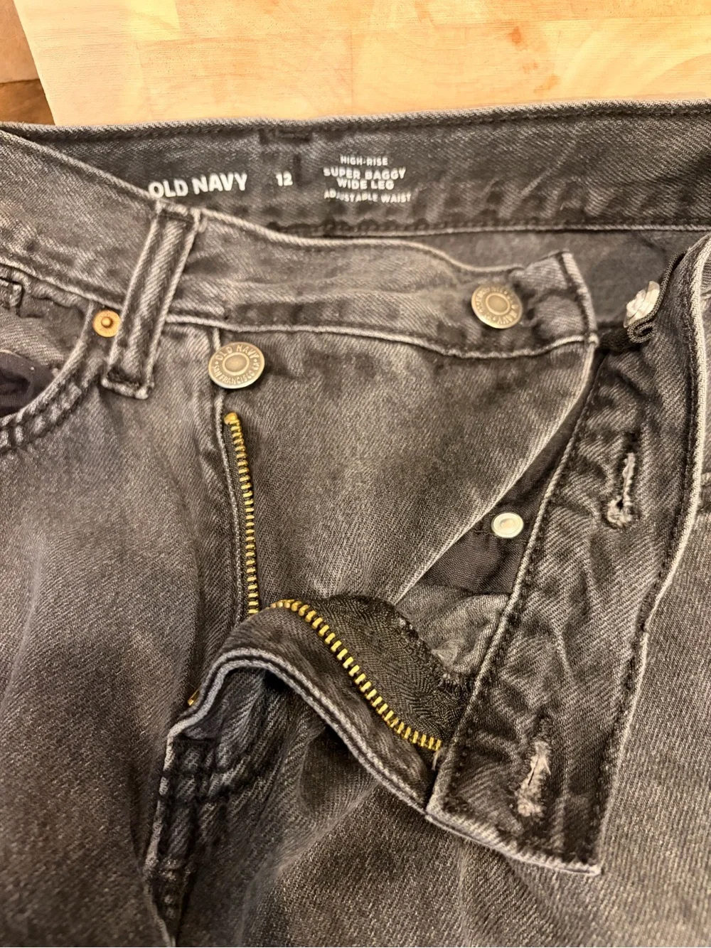 Old Navy baggy wide leg girls jeans (5 pair)